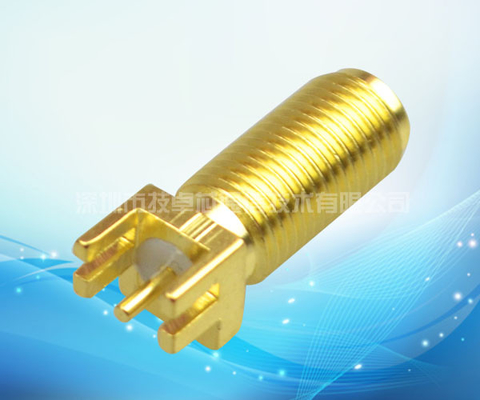 Golden RF Cable Assembly SMA Long Straight Head Antenna Pedestal